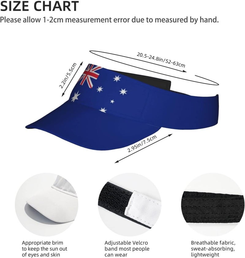ASYG Cute Funny Flag Hat Women Men Adjustable Flag Sport Sun Visor Hat Summer Fashion Sun Cap Beach Flag Hat - Image 4